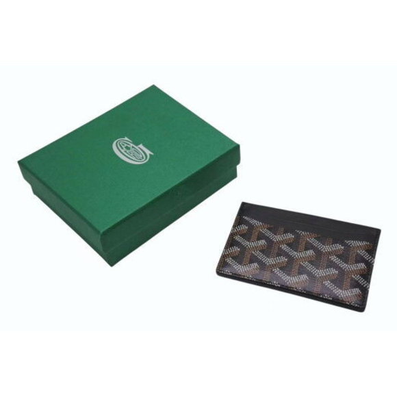Goyard Case Sulpice linen Saint brown black - Picture 1 of 9